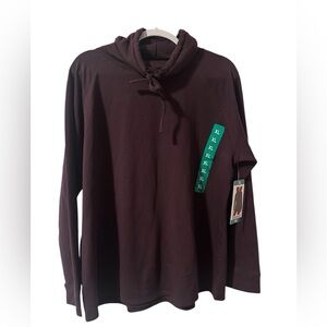 32 Heat light weight sweatshirt funnel neck berry color size women’s xl